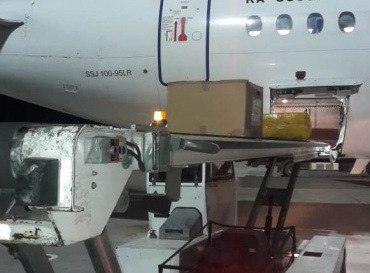 Аэропорт «Якутск» оказывает содействие при отправке гуманитарного груза для помощи мобилизованным